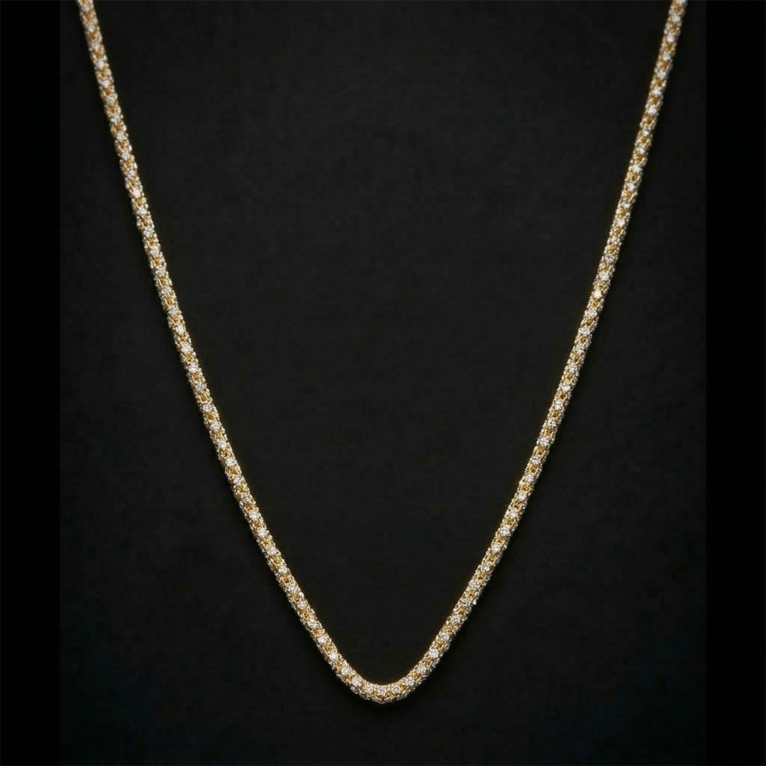 Two Tone Margarita Style Necklace