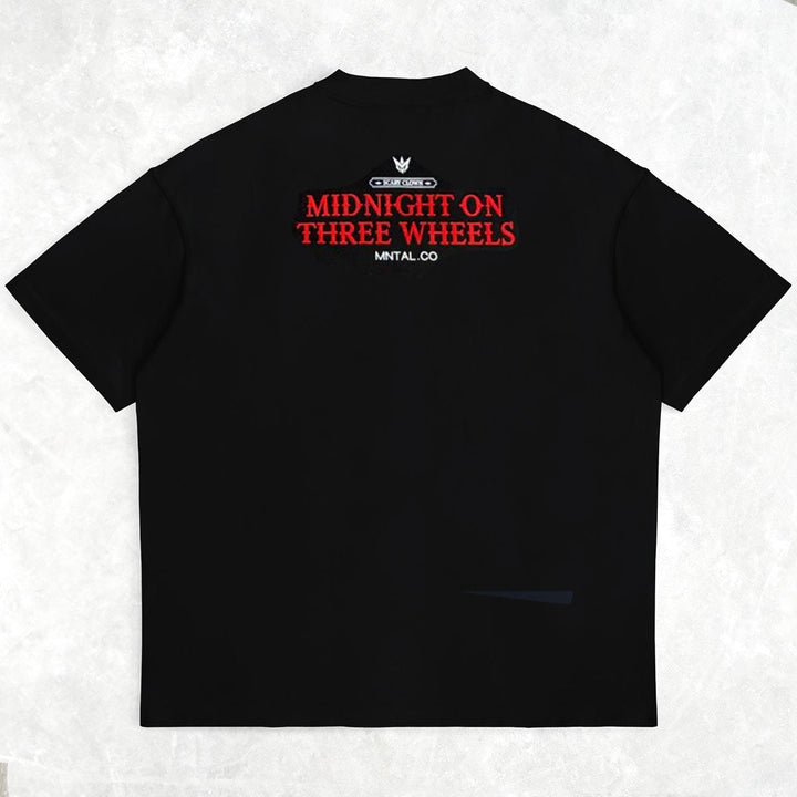 MNTAL Clown Rhinestone Tee (Black)