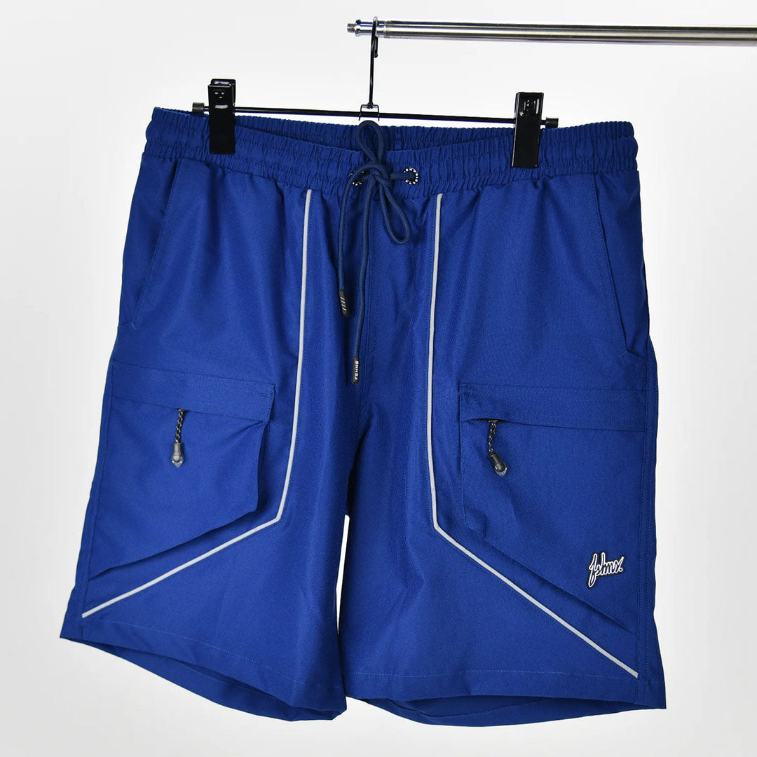 Motion Zip Cargo Shorts (Blue)