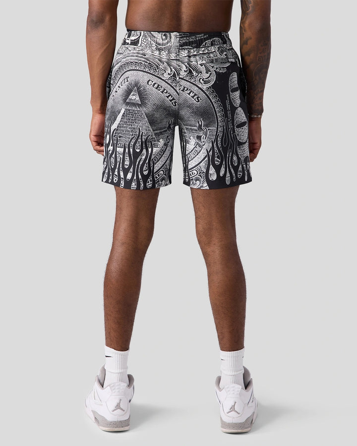 Silver Band Shorts (Multi)