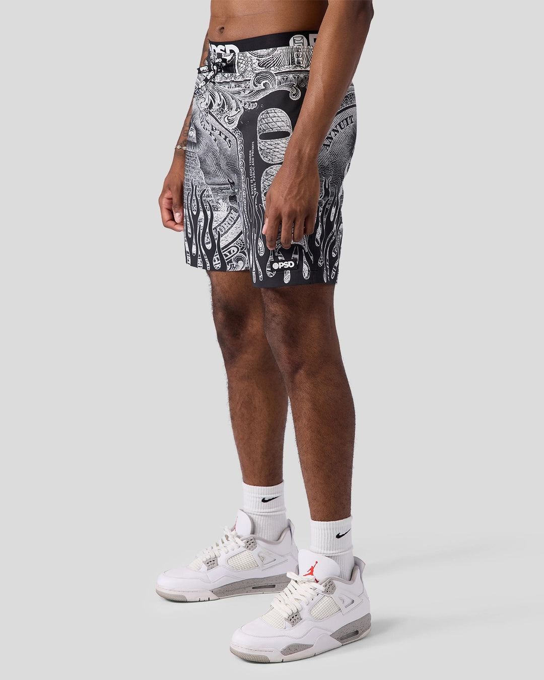 Silver Band Shorts (Multi)