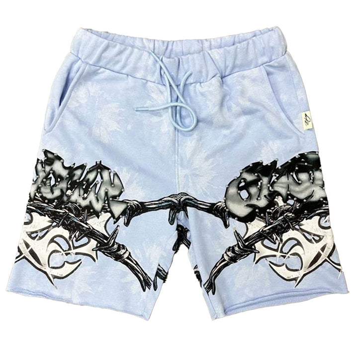 Sinner Club Shorts (Ice Blue)