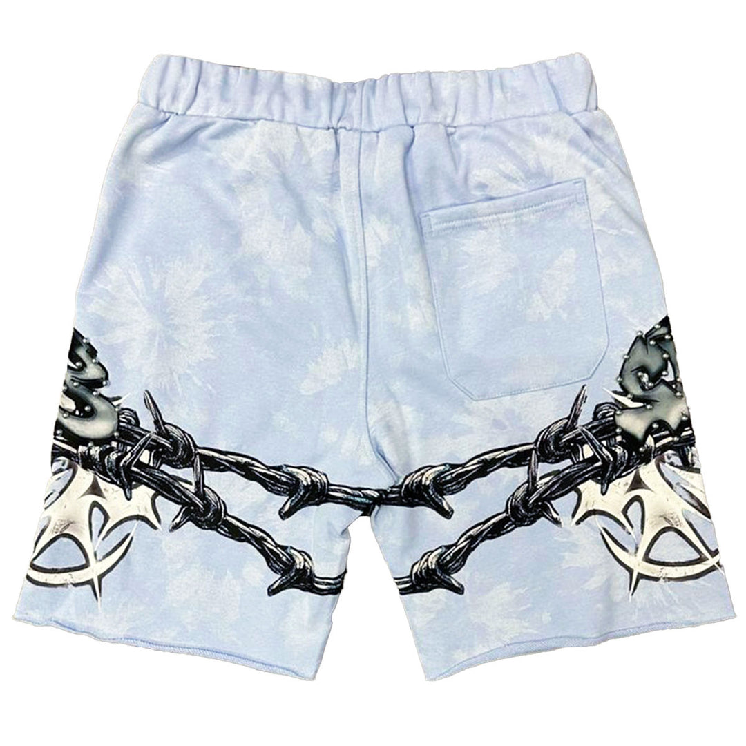 Sinner Club Shorts (Ice Blue)