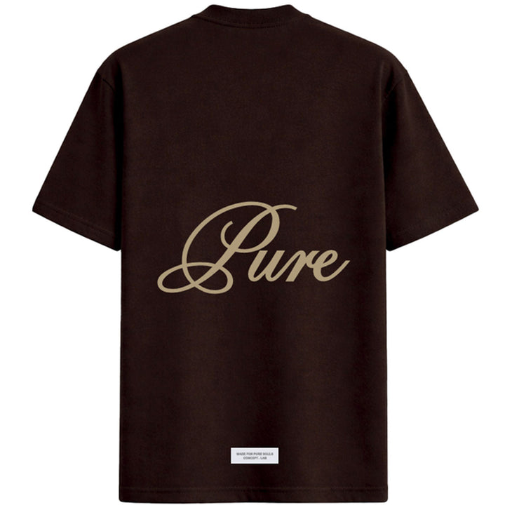 Brown Logo Tee