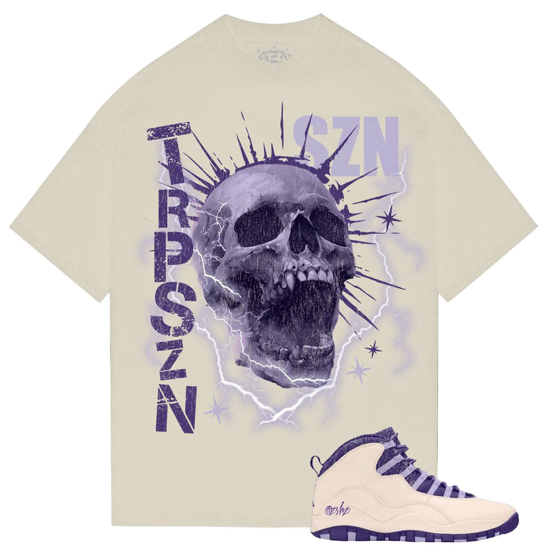 Skull Surge Tee (Cream)