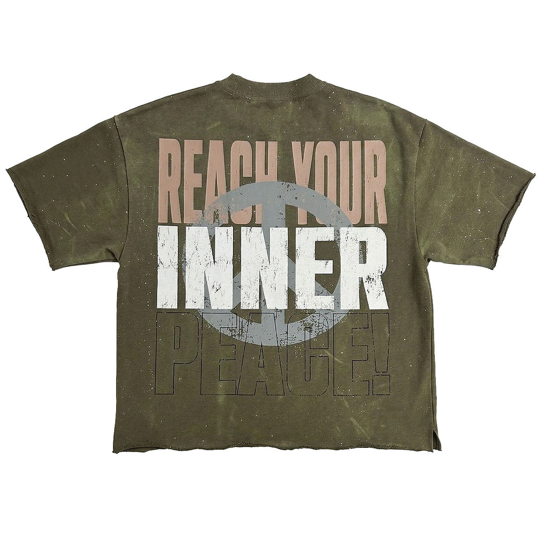 Peace Dream Cropped Tee (Peppermint)