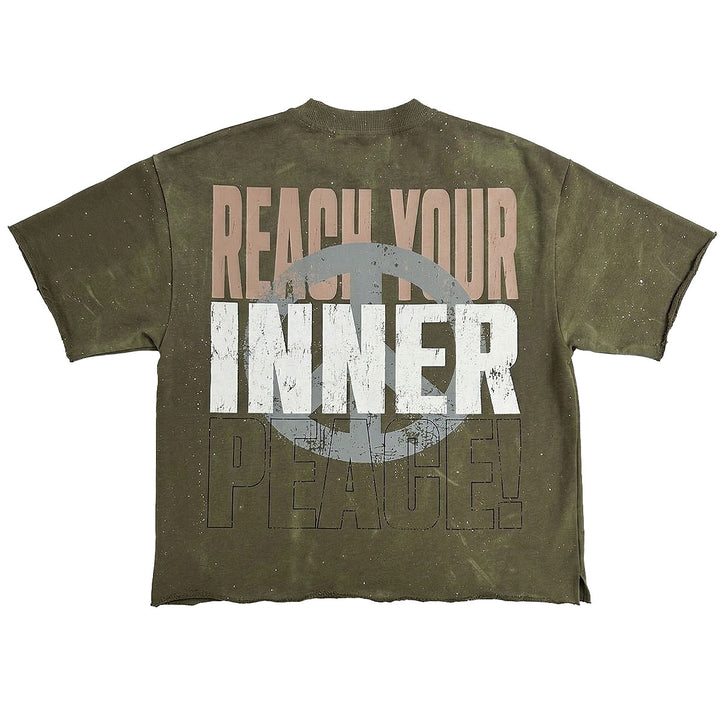 Peace Dream Cropped Tee (Peppermint)