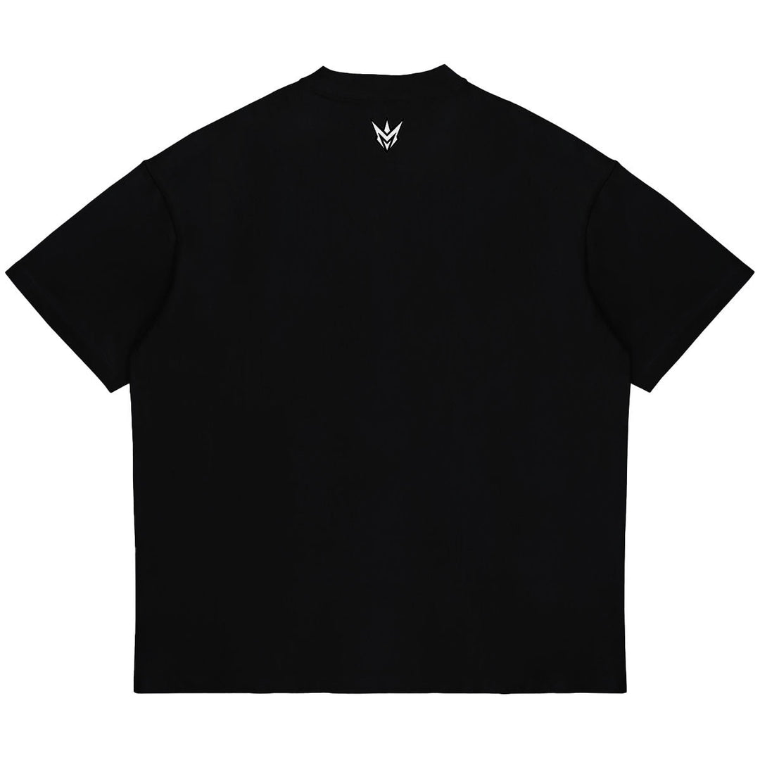 MNTAL Senses Angel  Rhinestone Tee (Black)