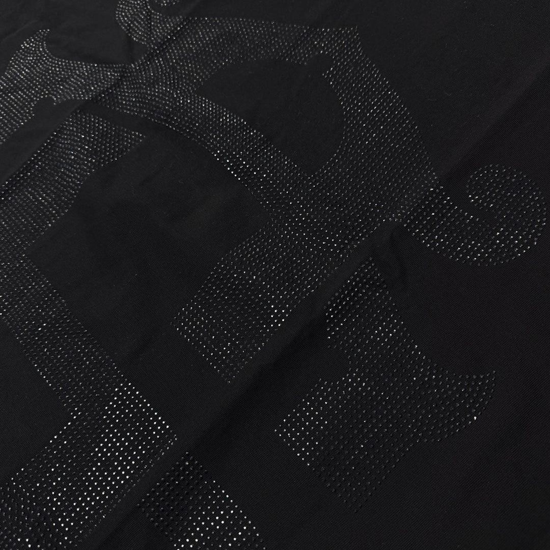 Zorath Rhinestone Oversize Tee (Black)