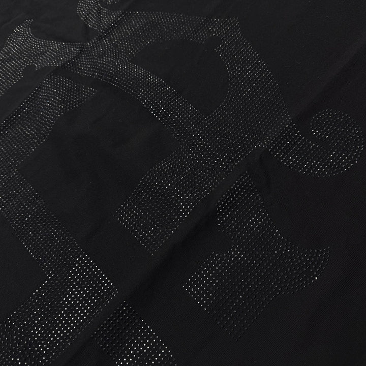 Zorath Rhinestone Oversize Tee (Black)