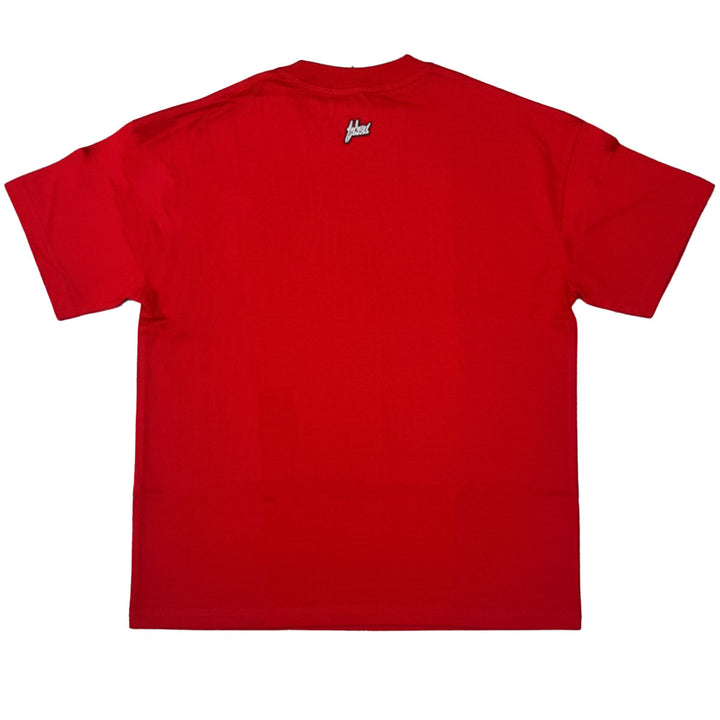 Zorath Rhinestone Oversize Tee (Red)