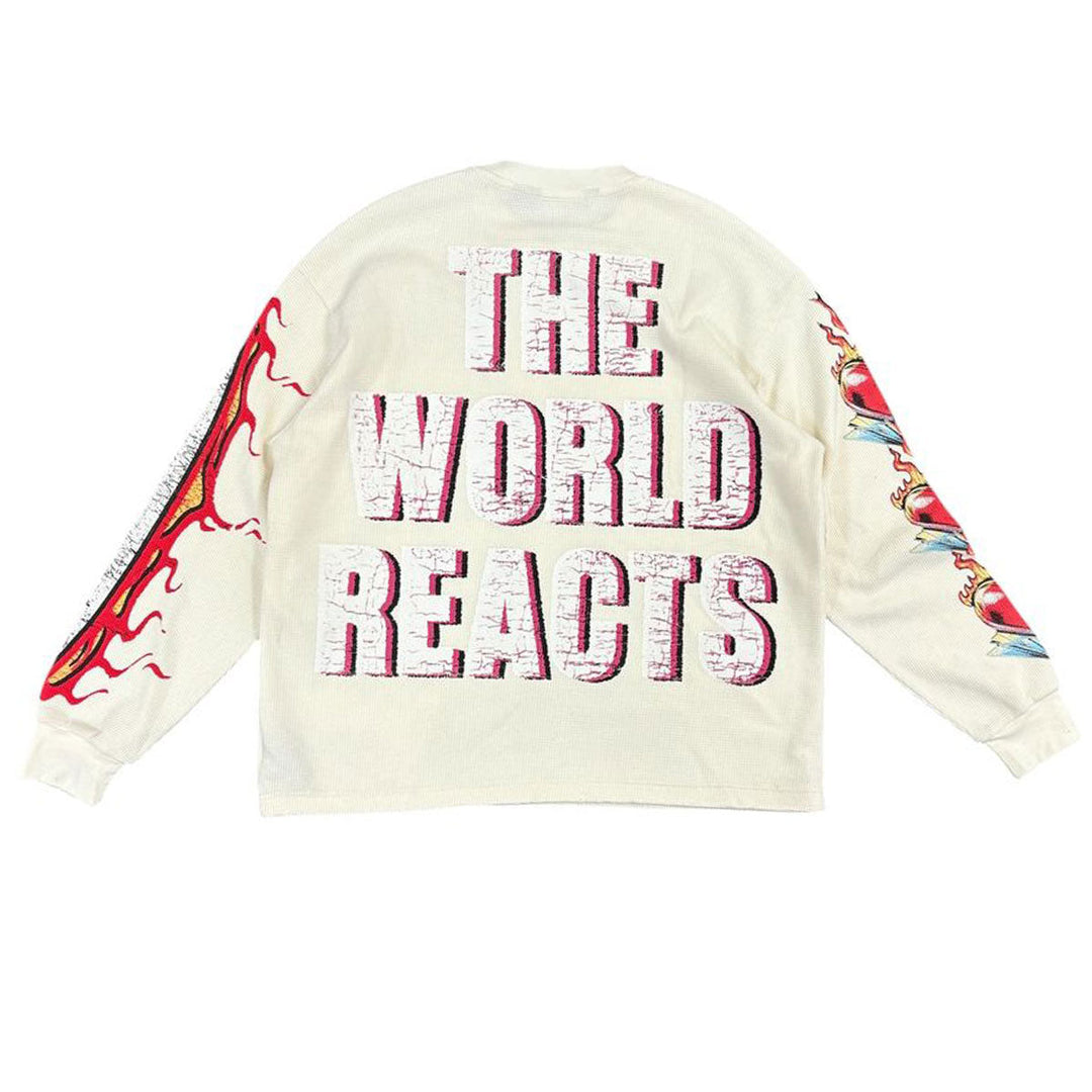 Risky Cream Long Thermal Crewneck