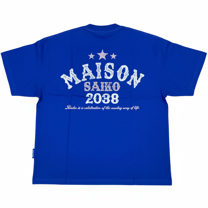 Camiseta de rodeo (azul)