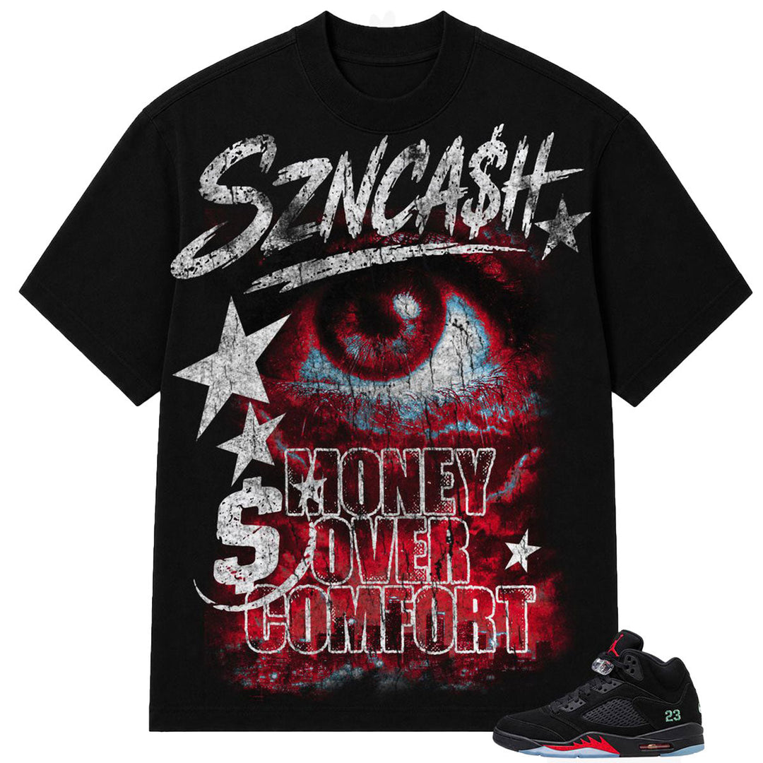 Money Over Comfort Tee (Black)