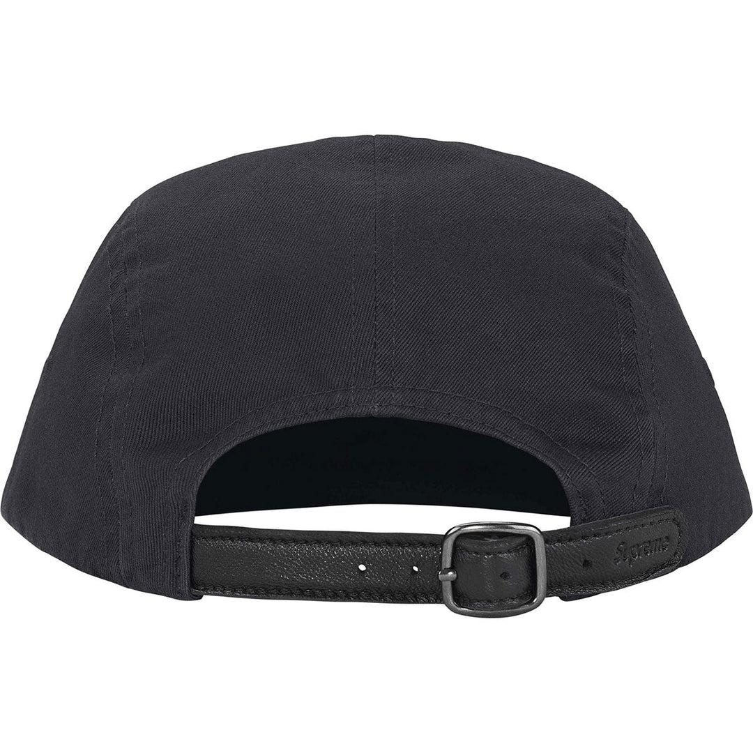 Washed Chino Twill Camp Cap (Black)