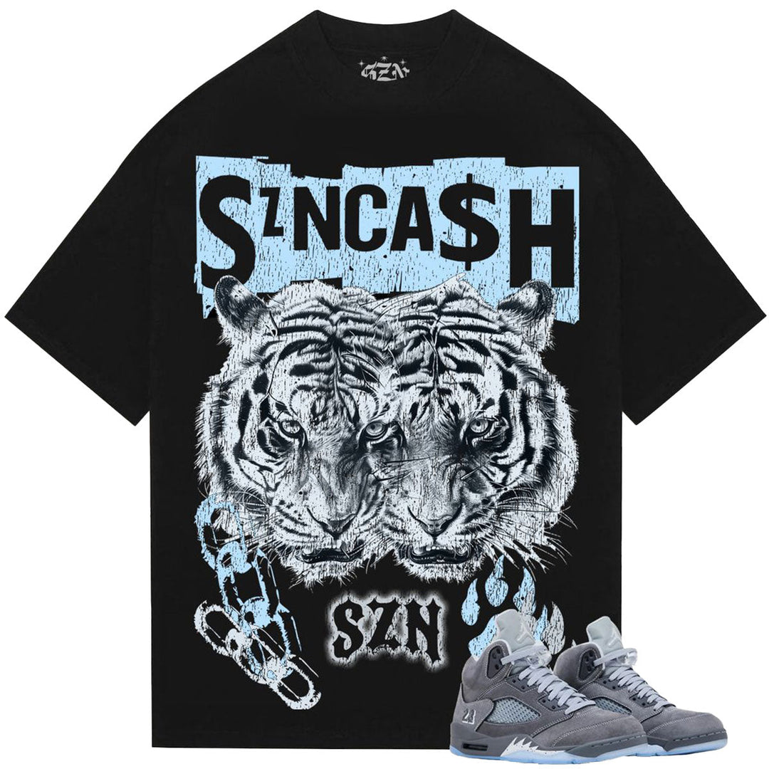 Twin Tiger Tee (Black)