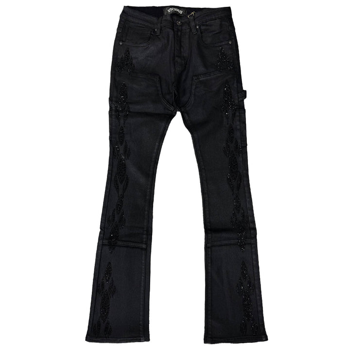 Carpenter Flare Denim (Black)