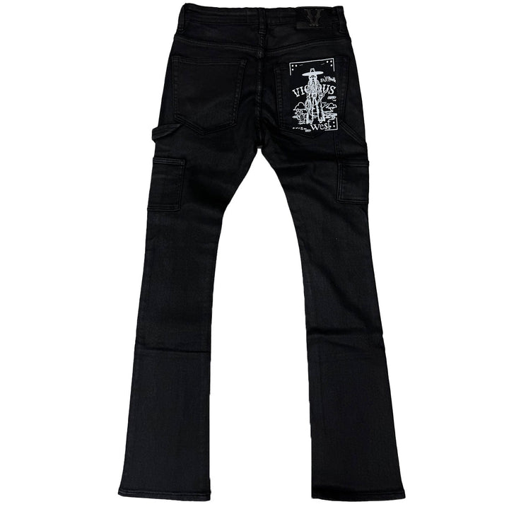 Carpenter Flare Denim (Black)