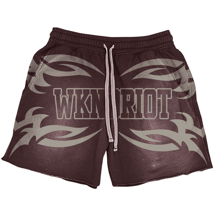 Varsity Terry Shorts (Burgundy)