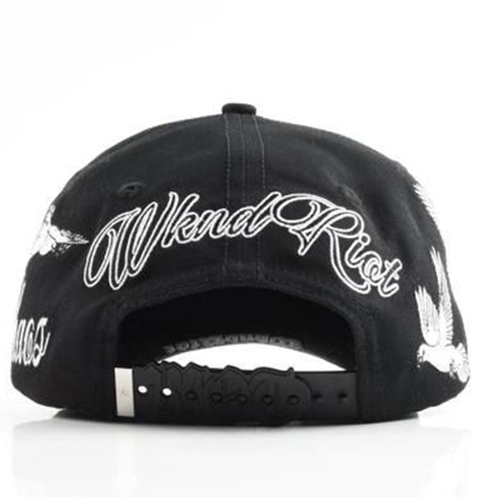 Virgin Mary Snapback Hat (Black)