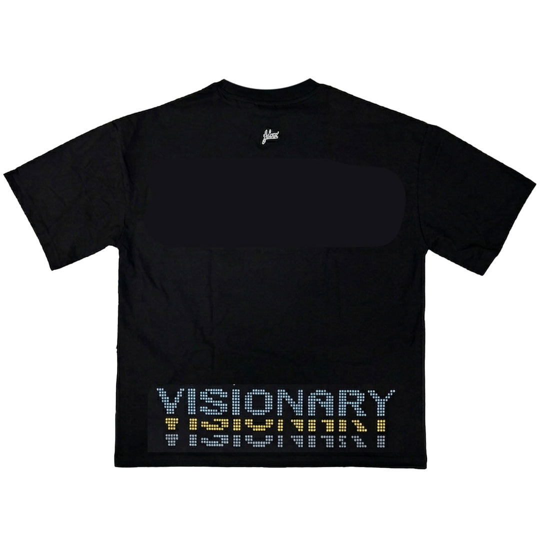 Visionary Dot Oversize Tee (Aqua / Yellow)