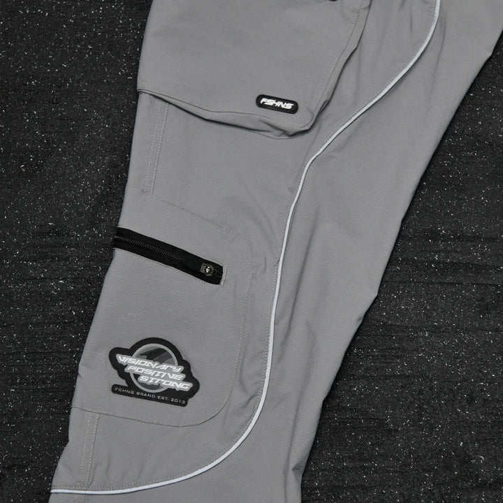 Baggy Vortex Reflective Pants (Grey)