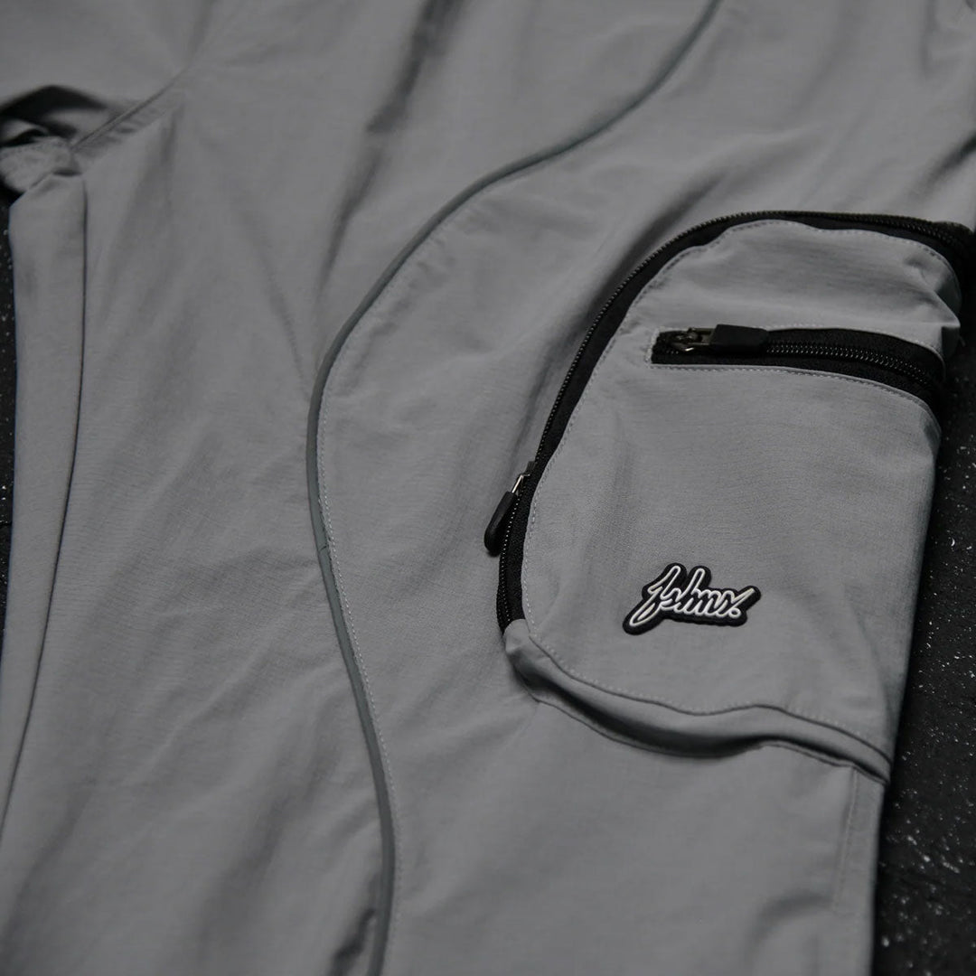 Baggy Vortex Reflective Pants (Grey)