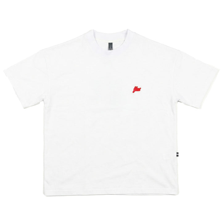 Silicone Logo Oversize Tee (White)