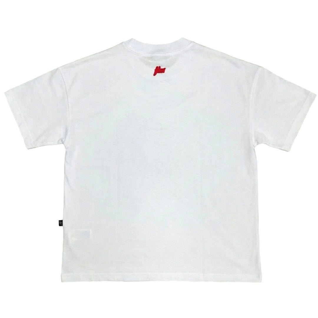 Silicone Logo Oversize Tee (White)