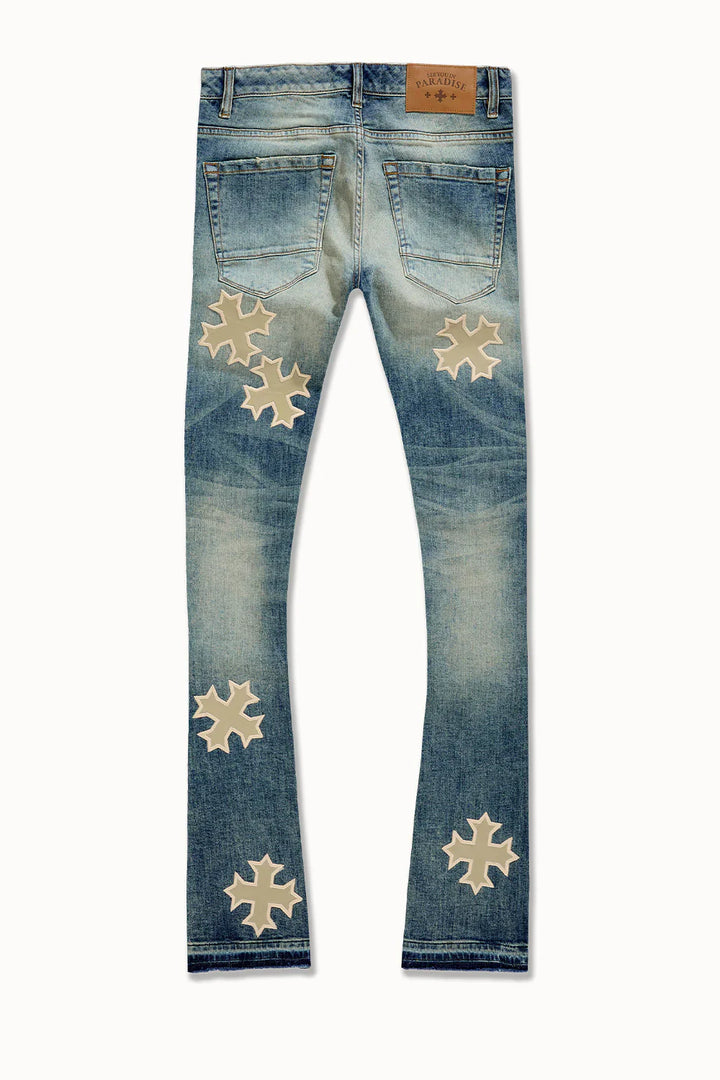 Super Skinny Stacked Eden Denim (Desert Storm)