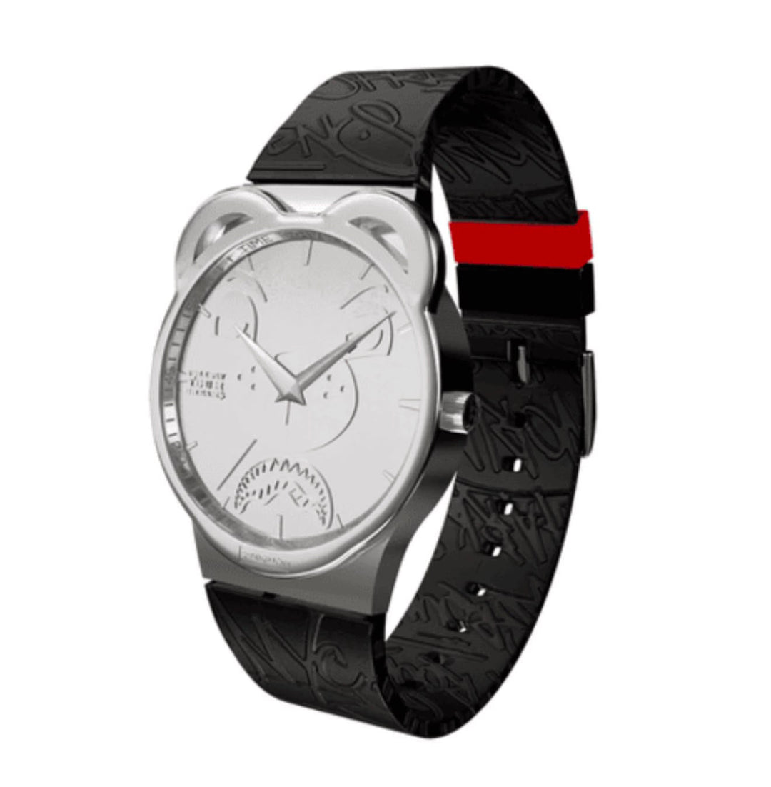 Silver Graff Emboss Watch Set
