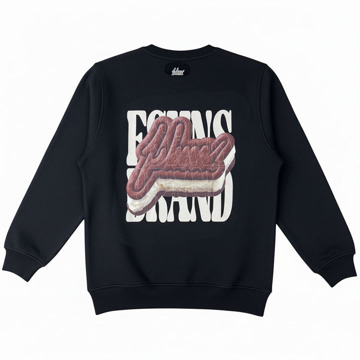 Ice Cream Sandwich Crewneck (Black)