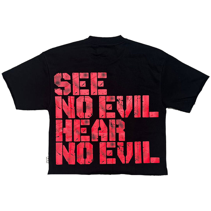 Saints Cropped Tee (Black)