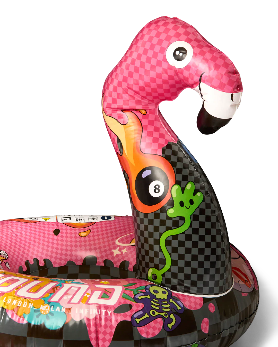 Flamingo WTF Skull Floaty