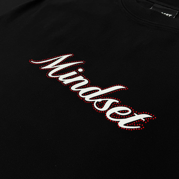 Believe in Yourself Oversize Tee (Black / Red)