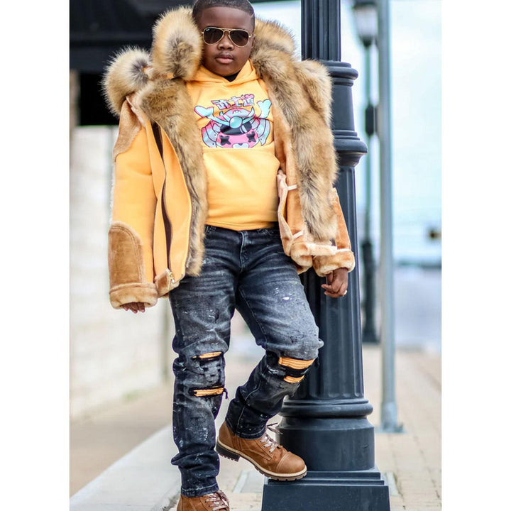 Kids El Jefe Denim (Sunset) Model | Jordan Craig