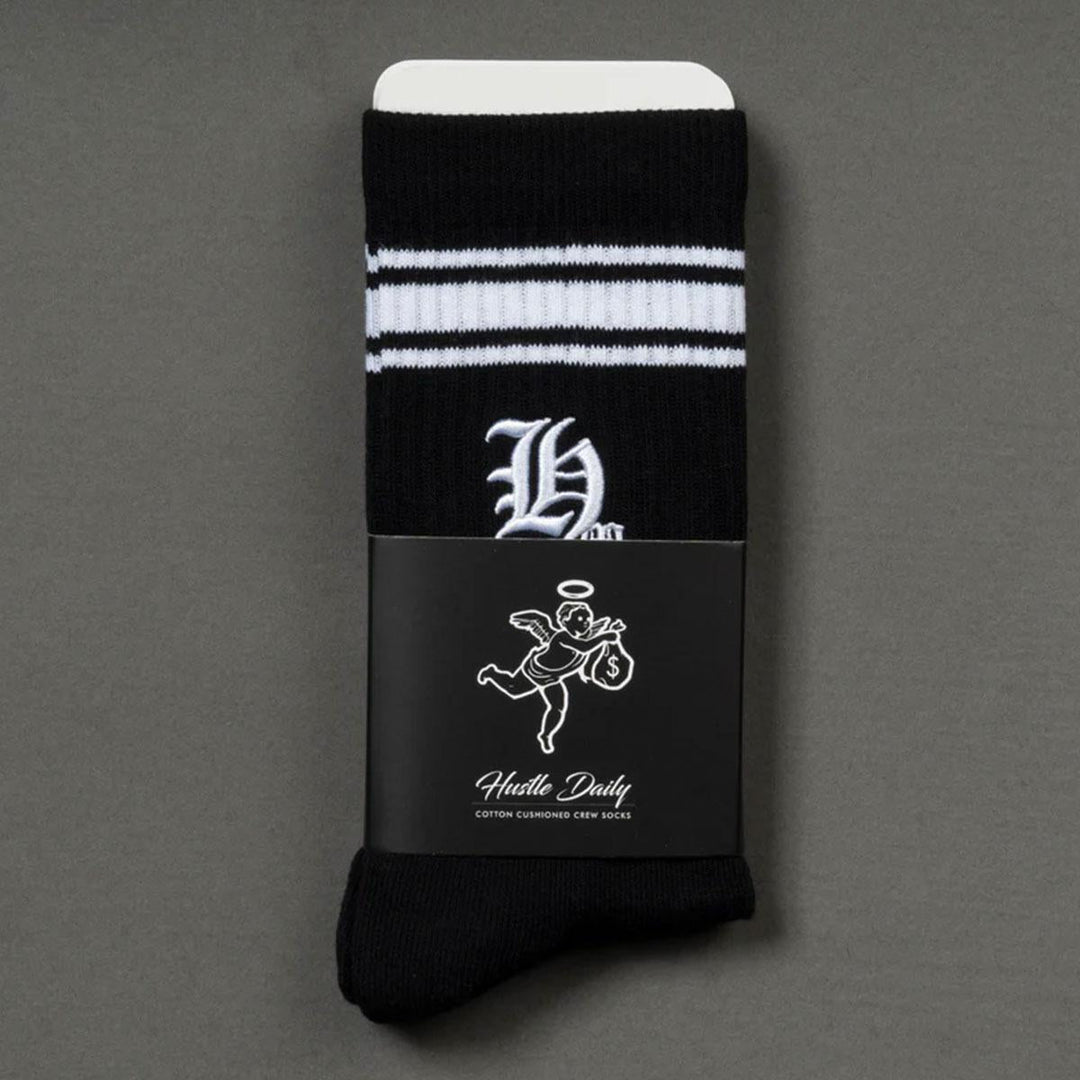 HM OE Stripe Socks (Black)