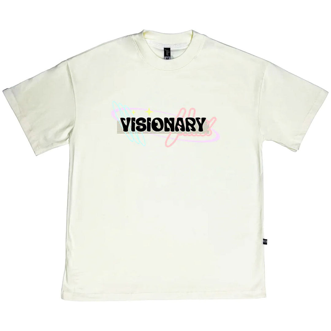 Galactic Visionary Oversize Tee (Vanilla / Pastel)