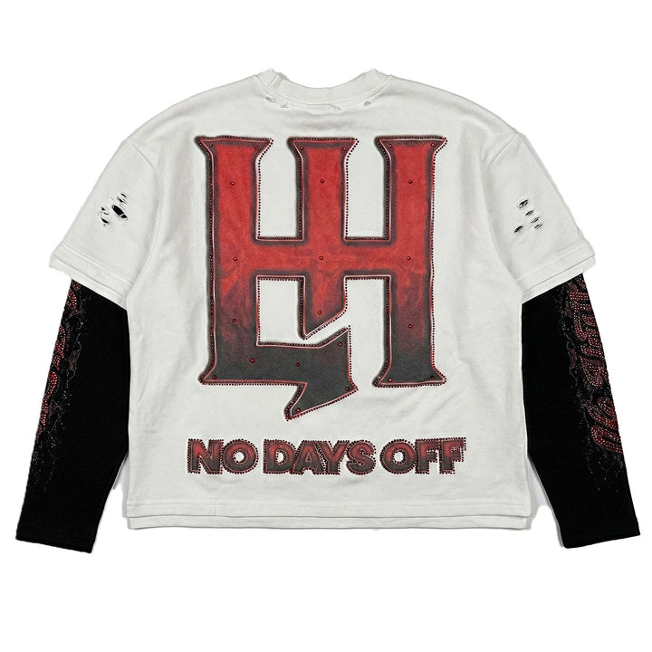 Cupid Long Sleeve Tee (White)