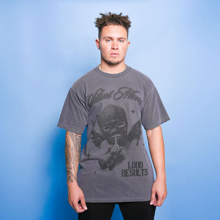 Rise to Victory Tee (Black Pigment)