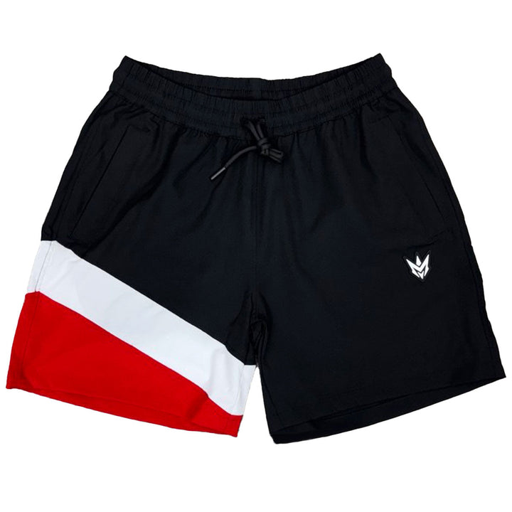 Pantalones cortos Mind Over Limits (negro/rojo)