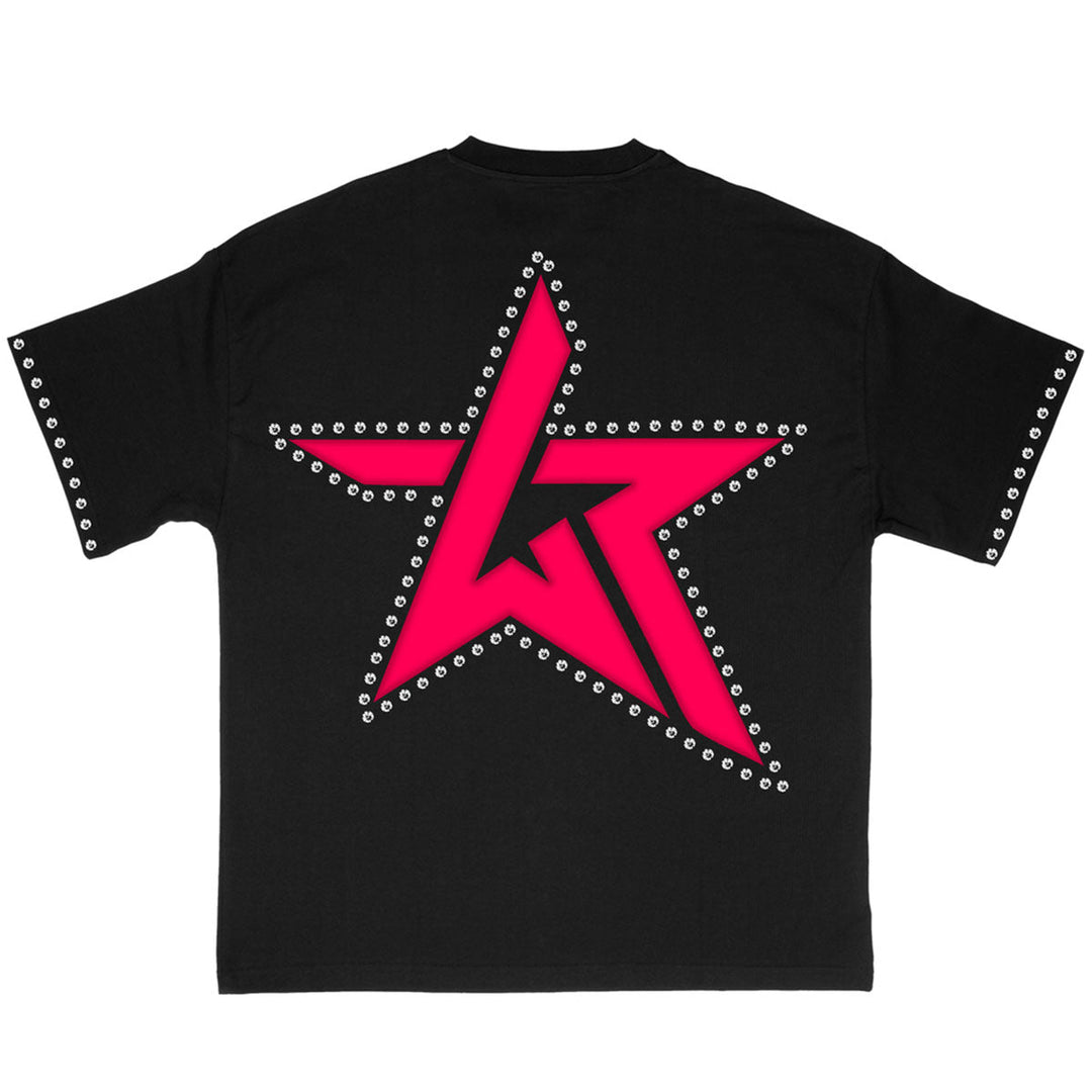 Money Treasure Rhinestone Tee (Black)